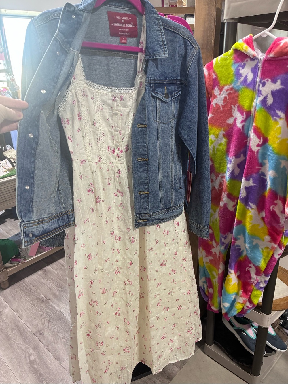 Ditsy Cream Floral Sundress